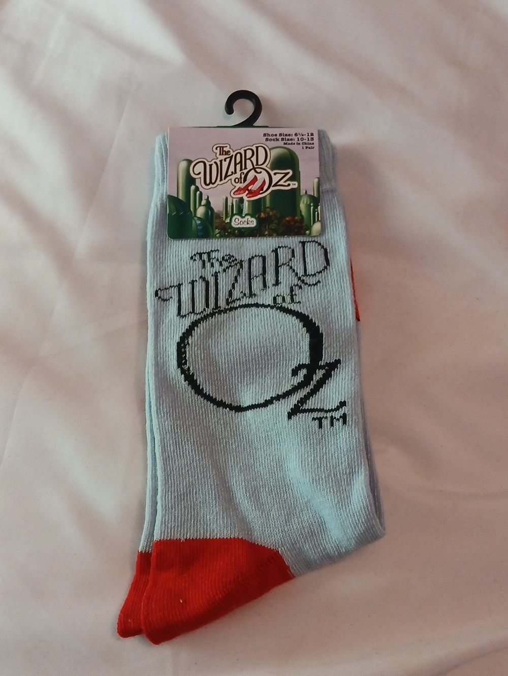 The Wizard of Oz Licensed Light Blue & Red Women's Socks